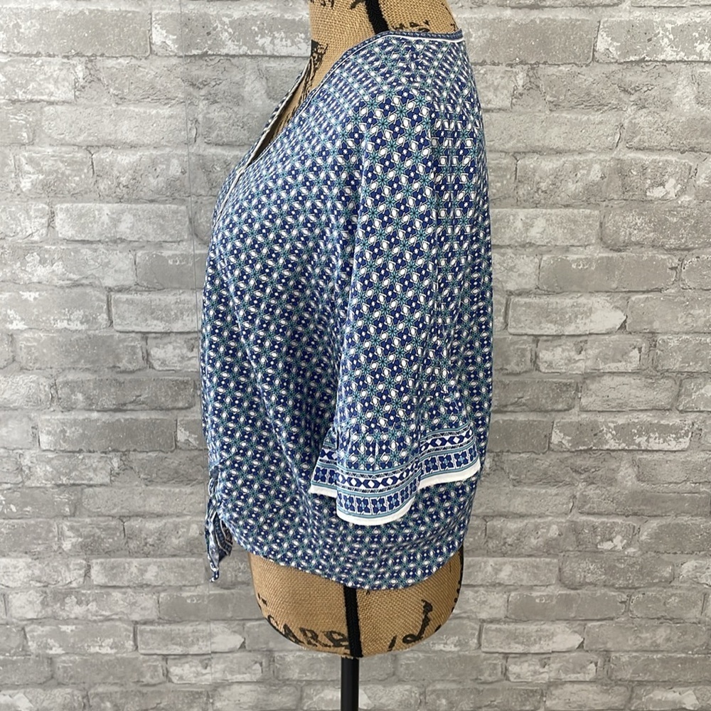 Max Studio Button Down Tie Top - image 2